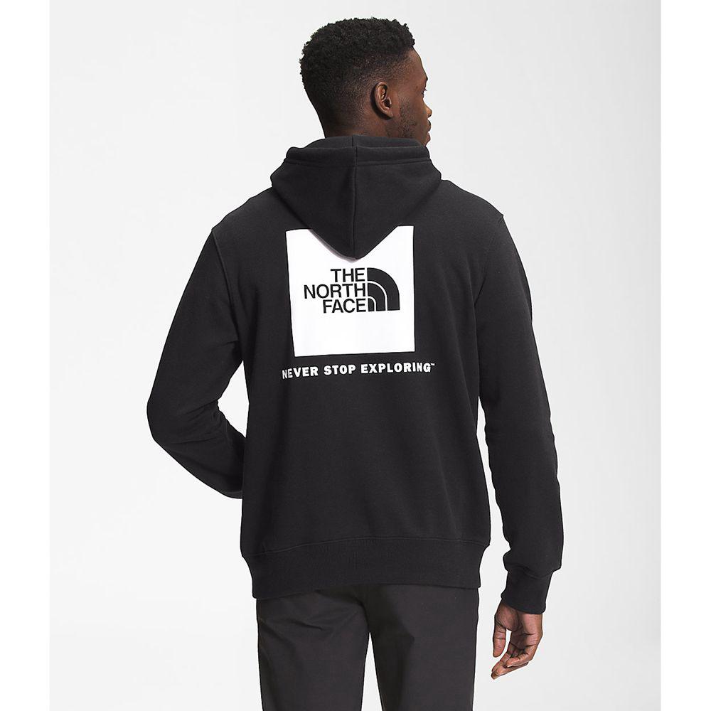 The North Face Box Nse Pullover Ανδρικα Φούτερ Hoodie - Μαυρα / Ασπρα (XGYC16928)